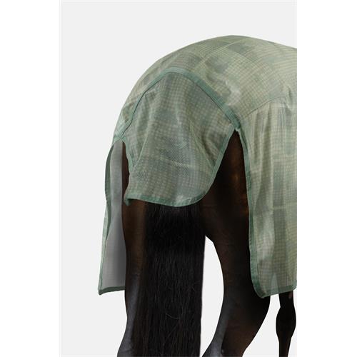 Deka proti hmyzu Horze Defender SS 26, s krkem, zelená - vel. 145/195 cm Deka síťovaná Horze Defender s krkem, SS 26, zelená, 145 cm