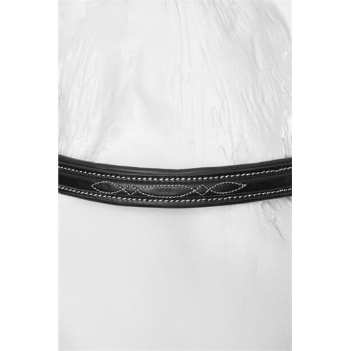 Kožená uzdečka Horze Deauville, SS 26, černá - vel. Cob Uzdečka Horze Deauville SS 26, černá, Cob