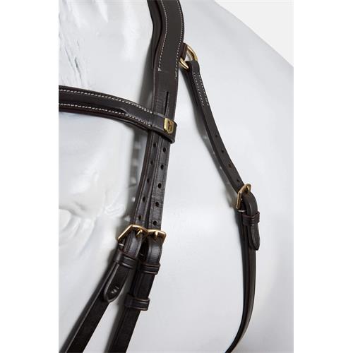 Kožená uzdečka Horze Deauville, SS 26, hnědá - vel. Full Uzdečka Horze Deauville SS 26, hnědá, Full