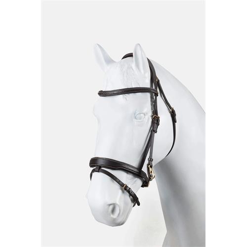 Kožená uzdečka Horze Deauville, SS 26, hnědá - vel. Full Uzdečka Horze Deauville SS 26, hnědá, Full