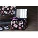 Box na čištění IRH Basic AW 25/26, černý s květinami Box na čištění IRH Basic AW 25/26, černý s květinami