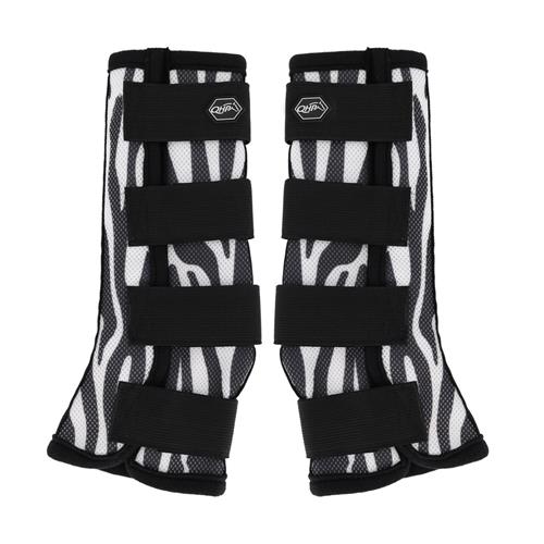 Ekzemové chrániče QHP, zebra - vel. Cob Chrániče ekzemové QHP Zebra, pár, vel. Cob