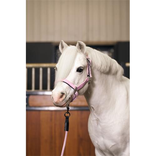 Nylonová ohlávka HVP Nena, SS 26, růžová - vel. Pony Ohlávka HV Polo Nena SS 26, růžová, vel. Pony