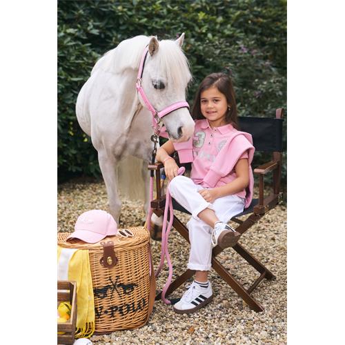 Nylonová ohlávka HVP Nena, SS 26, růžová - vel. Pony Ohlávka HV Polo Nena SS 26, růžová, vel. Pony