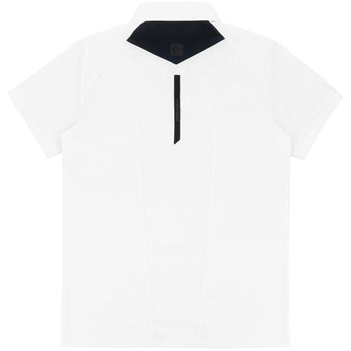Pánské závodní triko Equitheme Polo Chris, SS 26, bílé - vel. 2XL Pánské triko Equithéme Polo Chris SS 26, bílé, vel. 2XL