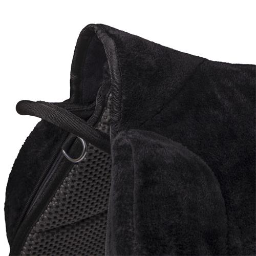 Jezdecký pad QHP Soft, s beránkem, černý, vel. Full Jezdecký pad QHP Soft, s beránkem, černý, vel. Full