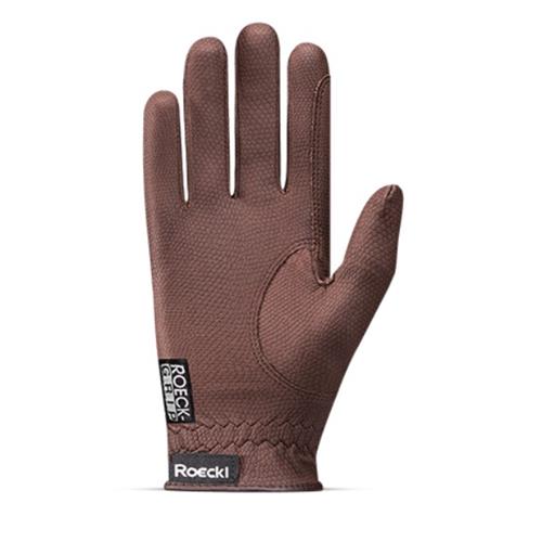 Jezdecké rukavice Roeckl, Roeck-Grip, mocha - vel. 8,5 Rukavice jezdecké Roeckl, Roeck-Grip, mocha, vel. 8,5