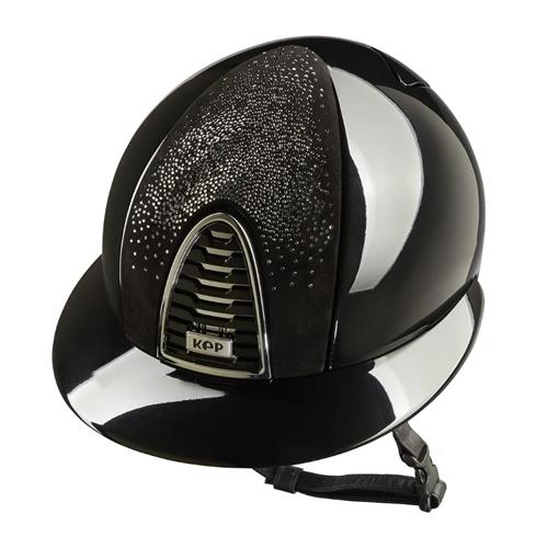 Jezdecká přilba KEP Cromo 2.0 Polish Nebula Polo, černá, M Jezdecká přilba KEP Cromo 2.0 Polish Nebula Polo, černá, M