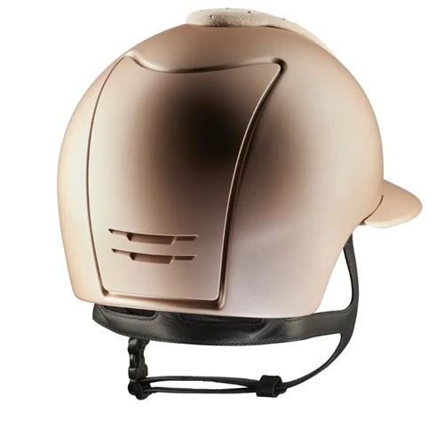 Jezdecká přilba KEP Cromo 2.0 Goccia Textile Polo, růžová, M Jezdecká přilba KEP Cromo 2.0 Goccia Textile Polo, růžová, M