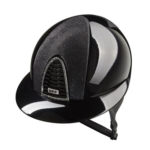 Jezdecká přilba KEP Cromo 2.0 Polish Luminor Polo, černá, M Jezdecká přilba KEP Cromo 2.0 Polish Luminor Polo, černá, M
