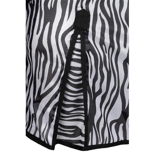 Deka proti hmyzu Horze Defender Pony, s krkem, zebra - vel. 85 cm Deka síťovaná Horze Defender s krkem, zebra 85 cm