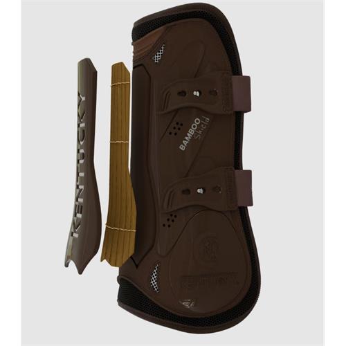 Přední chrániče Kentucky Bamboo Elastic, hnědé - vel. L Chrániče přední Kentucky Bamboo Elastic, hnědé, vel. L
