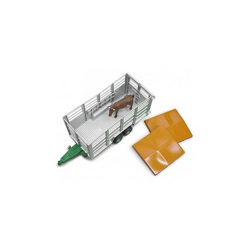 Přepravník na zvířata + kráva Přepravník na zvířata + kráva