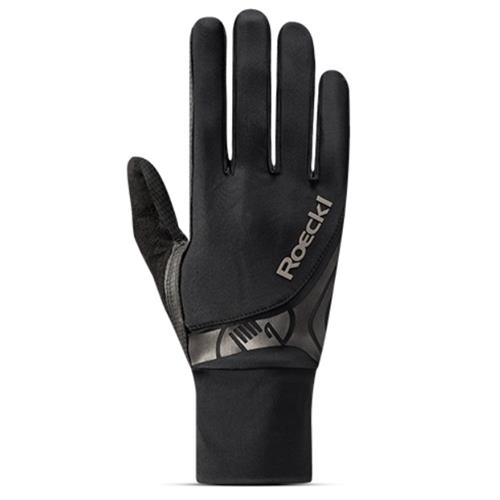 Jezdecké rukavice Roeckl Melbourne, černé - vel. 8 Rukavice Roeckl Melbourne, černé, vel. 8