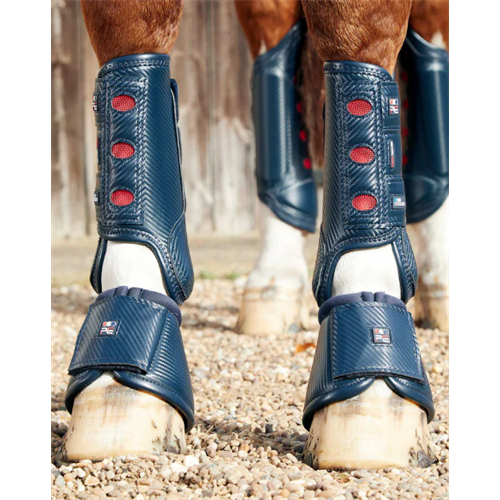 Krosové chrániče Premier Equine Carbon Tech, modré - zadní, vel. S Chrániče Carbon Tech, modré, zadní, vel. S
