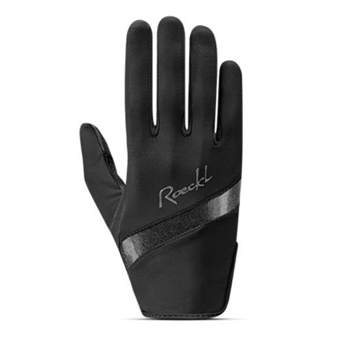 Jezdecké rukavice Roeckl Lorraine, černé - vel. 7 Rukavice Roeckl Lorraine, černé, vel. 7