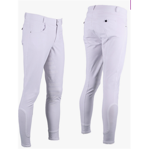 Pánské rajtky QHP Boaz - bílé, vel. 46 Rajtky pánské QHP Boaz, bílé, vel. 46