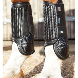 Přední krosové chrániče Premier Equine Carbon Air Flex, černé