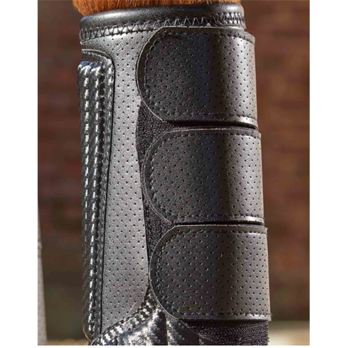 Přední krosové chrániče Premier Equine Carbon Air Flex, černé - vel. S Chrániče Premier Carbon Air Flex, černé, přední, S