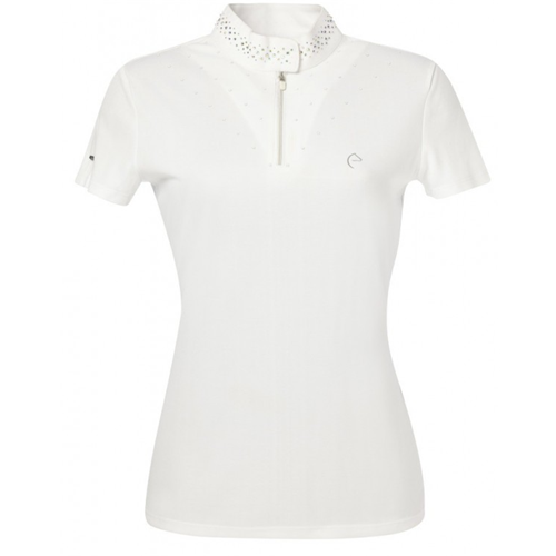 Dámské závodní triko Equitheme Bol, bílé - vel. S Triko závodní dámské EKKIA Bol, bílé, S