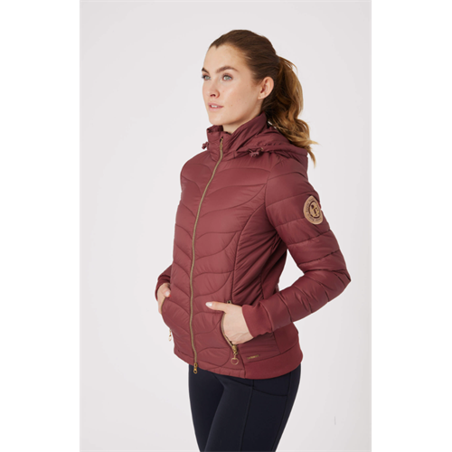 Dámská bunda Horze Shannon, cihlová - vel. 38 Bunda dámská Horze Shannon, cihlová, 38