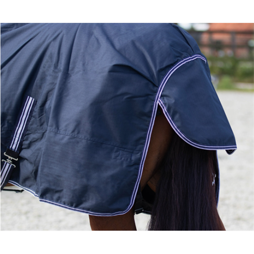 Nepromokavá deka QHP Luxury s fleecem, modrá - vel. 135 cm Deka neprom. QHP Luxury s fleecem, 135 cm