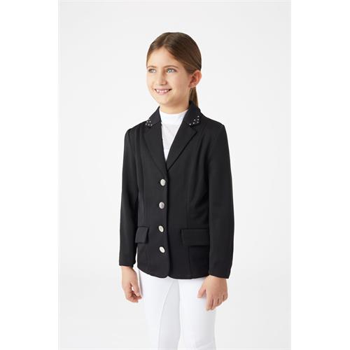 Dětské jezdecké sako Horze Queeny, černé - vel. 146/152 Sako dětské Horze Queeny, černé, 146/152