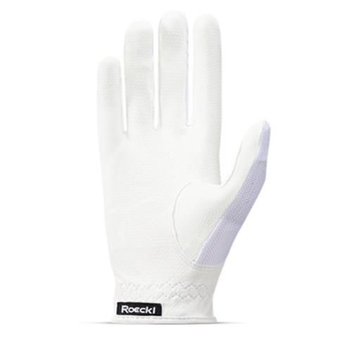 Jezdecké rukavice Roeckl Roeck-Grip Lite, bílé - vel. 6,5 Rukavice Roeckl Roeck-Grip LITE, bílé, vel. 6,5