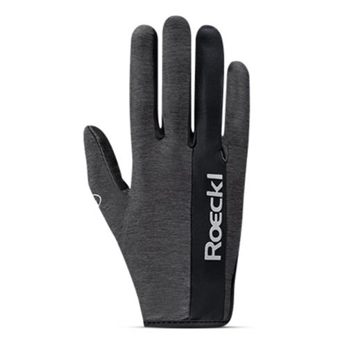 Jezdecké rukavice Roeckl Mannheim, antracitové - vel. 10 Rukavice Roeckl Mannheim, antracit, 10
