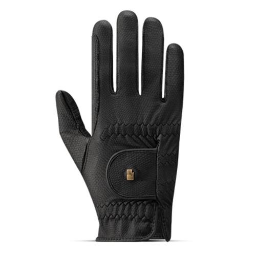 Jezdecké rukavice Roeckl Roeck-Grip, černé - vel. 6 Rukavice jezdecké Roeckl, Roeck-Grip, černé, vel. 6