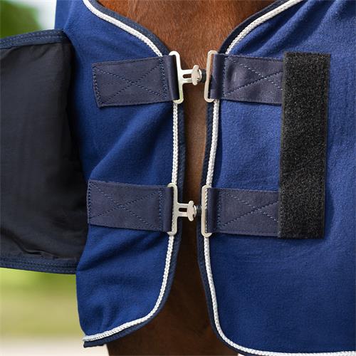 Odpocovací deka QHP Ornament, modrá - vel. 125/175 cm Deka odpoc. Ornament QHP, modrá, vel. 125/175 cm