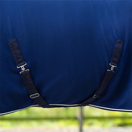 Odpocovací deka QHP Ornament, modrá - vel. 145/195 cm Deka odpoc. Ornament QHP, modrá, vel. 145/195 cm