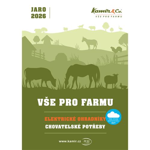 Prospekt Elektrické ohradníky, chovatelské potřeby 2026 Prospekt Elektrické ohradníky, chovatelské potřeby 2026