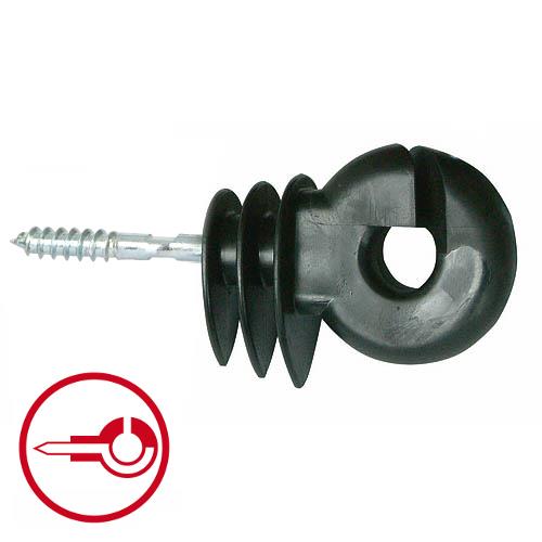 Izolátor pro elektrické ohradníky AKO DS, velký, s průchozím vrutem 6 mm - karton 500 ks Izolátor pro elektrické ohradníky AKO DS, velký, s průchozím vrutem 6 mm