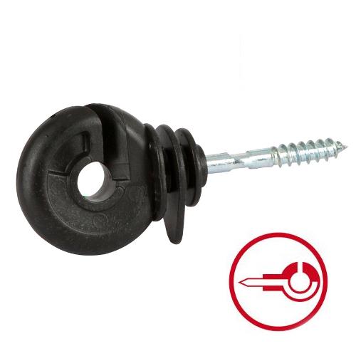 Izolátor pro elektrické ohradníky ECONOMY DS s průchozím vrutem 5 mm - karton 500 ks Izolátor pro elektrické ohradníky ECONOMY DS s průchozím vrutem 5 mm, karton 500 ks