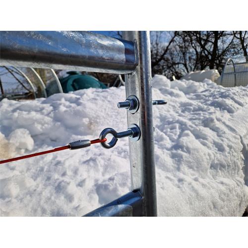 Panel ohradní TEXAS OVIS pozink, 6 příček, výška 1,2 m, 2 řetízeky, délka 2,4 m Panel ohradní TEXAS OVIS pozink, 6 příček, výška 1,2 m, 2 řetízeky, délka 2,4 m