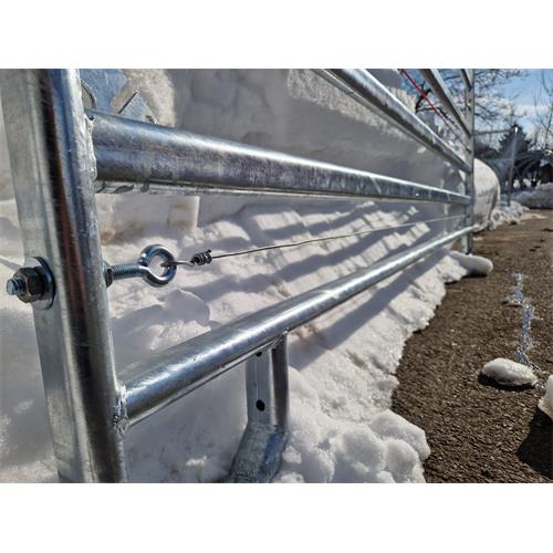 Panel ohradní TEXAS OVIS pozink, 6 příček, výška 1,2 m, 2 řetízeky, délka 2,4 m Panel ohradní TEXAS OVIS pozink, 6 příček, výška 1,2 m, 2 řetízeky, délka 2,4 m