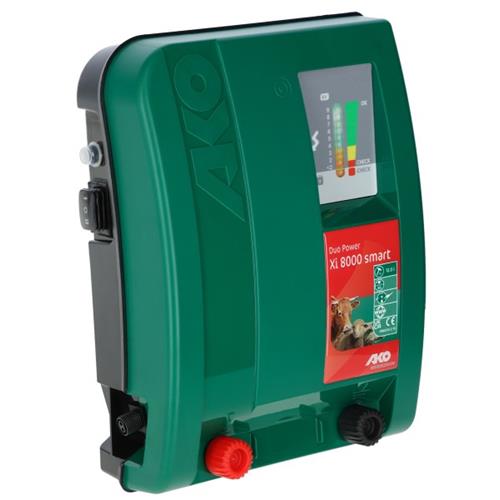 Zdroj pro elektrický ohradník AKO DUO-Power Xi 8000 smart GPS, kombinovaný, 8 J Zdroj pro elektrický ohradník AKO DUO-Power Xi 8000 smart GPS, kombinovaný, 8 J
