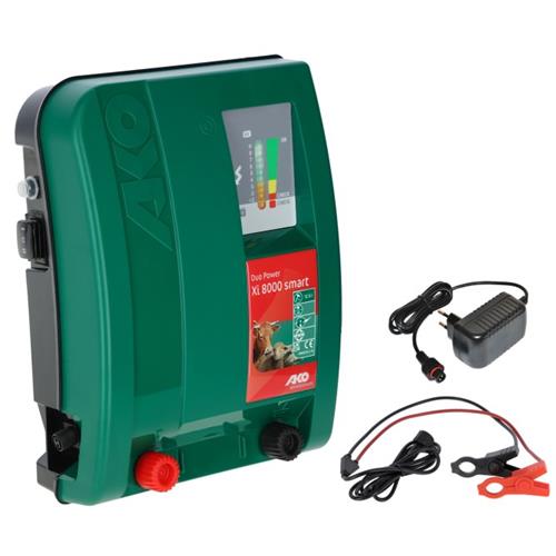 Zdroj pro elektrický ohradník AKO DUO-Power Xi 8000 smart GPS, kombinovaný, 8 J Zdroj pro elektrický ohradník AKO DUO-Power Xi 8000 smart GPS, kombinovaný, 8 J