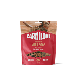 Pamlsek pro psy Carnilove Wild Boar and Rosehips, 200 g
