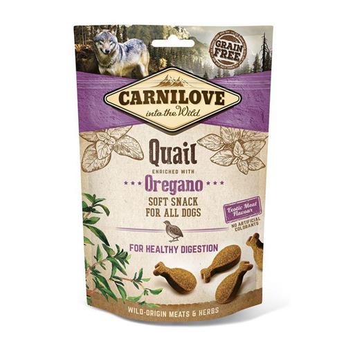 Pamlsek pro psy Carnilove Quail and Oregano, 200 g Pamlsek pro psy CARNILOVE Quail and Oregano, 200 g.