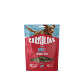 Pamlsek pro psy Carnilove Trout and Dill, 200 g