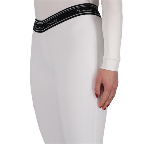 Jezdecké dámské legíny QHP Eden, bílé - vel. 36 Leginy dámské QHP Eden, bílé, 36