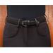Elastický pásek QHP Jorine, černý - 85 cm Elastický pásek QHP Jorine, černý
