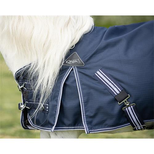 Nepromokavá deka QHP Luxury Mini 0g, modrá - vel. 70/100 cm Deka nepromok. QHP Falabella 0g, 70/100 cm