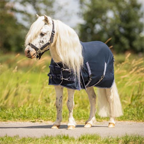 Nepromokavá deka QHP Luxury Mini 0g, modrá - vel. 85/115 cm Deka nepromok. QHP Falabella 0g, 85/115 cm