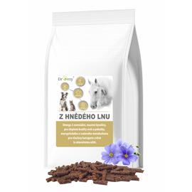 Lněné výlisky z Hnědého lnu Dromy, 5kg