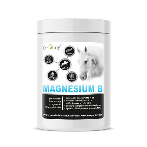 Doplněk pro koně Dromy Magnesium B, 1 kg Doplněk pro koně Dromy Magnesium B, 1 kg