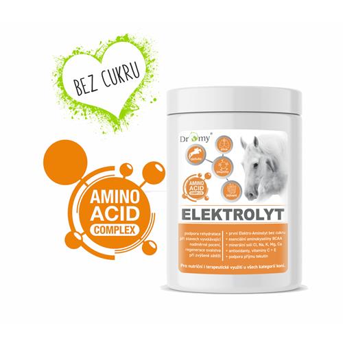 Doplněk pro koně Dromy ELEKTROLYT, 1kg Doplněk pro koně Dromy ELEKTROLYT, 1kg