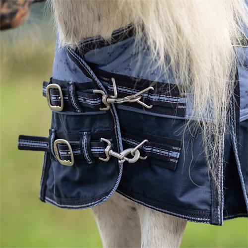 Nepromokavá deka QHP Falabella, 0gr,  SS 26, modrá - vel. 85/115 cm Nepromokavá deka QHP SS 26, 0 gr, modrá, vel. 85/115cm